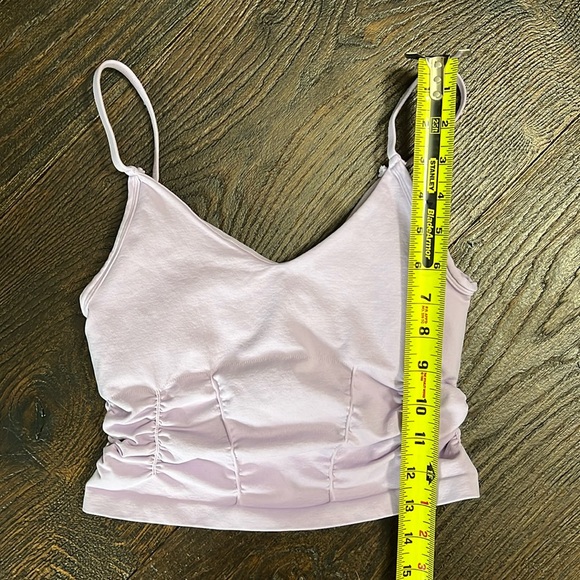 47. FP Movement Good Karma Ruched Crop Tank - Spring Blossom - Picture 4 of 12